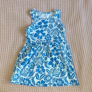 Wonder Nation Blue Floral Kids Dress